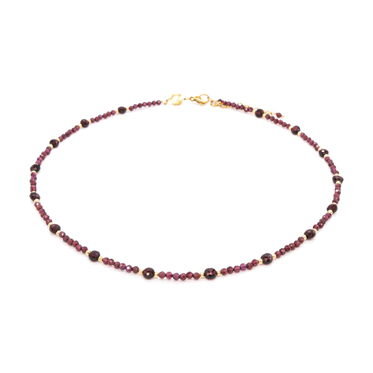 Collier Paloma en pierres Grenat