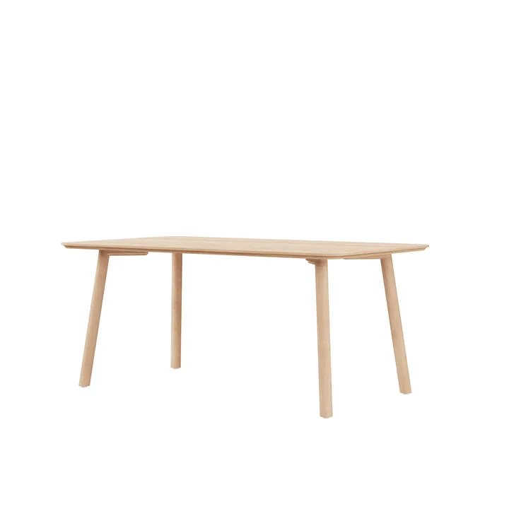 OUT Objekte unserer Tage - Meyer 23 Tisch Medium 160 x 92 cm, Eiche gewachst mit Weisspigment