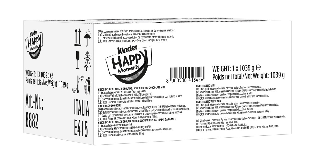 Ferrero kinder Happy Moments 1039 g MHD:17.5.25