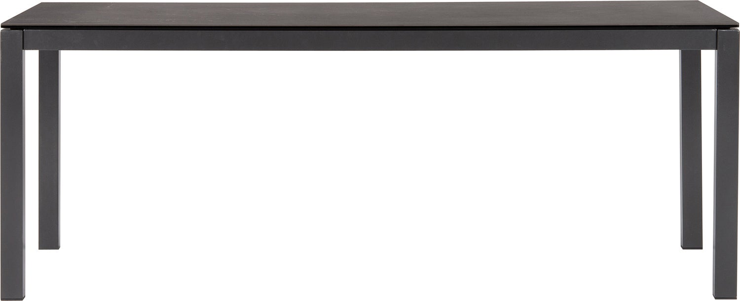 Intratuin eettafel Gloria zwart 180 x 90 x 74,5 cm