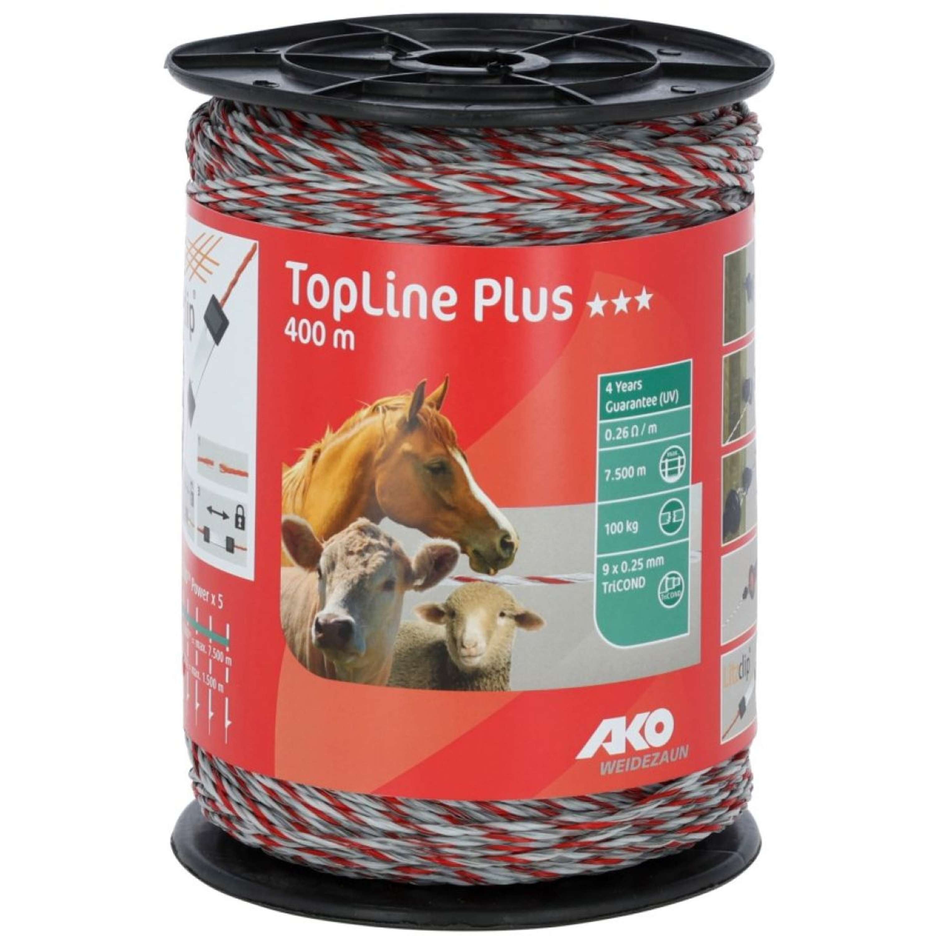 Ako Topline Plus Wit/rood Draad Wit/Rood