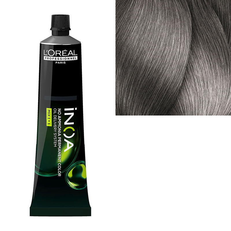 Coloration sans ammoniaque Inoa 8.11 blond clair cendré profond