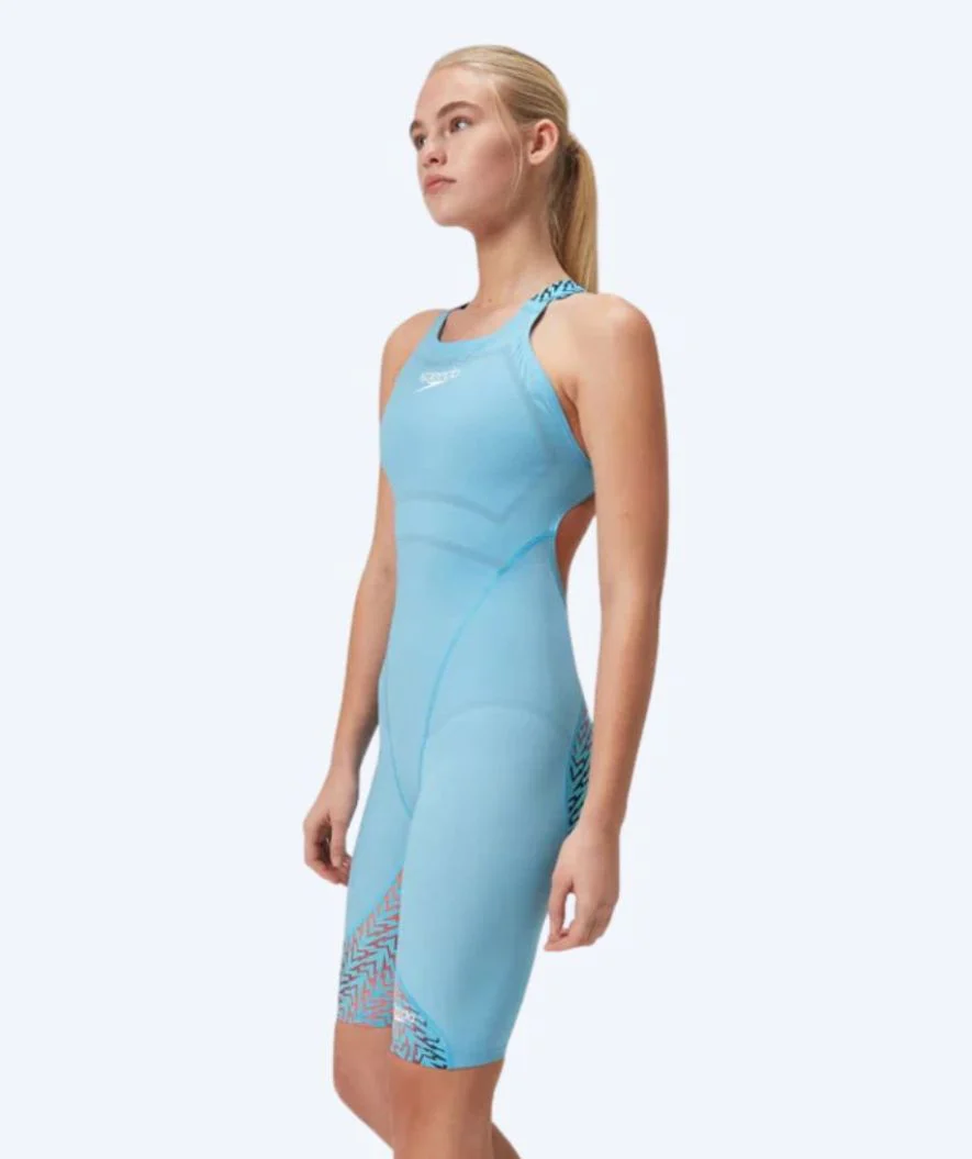 Speedo konkurrence badedragt til damer - LZR Ignite - Blå/orange