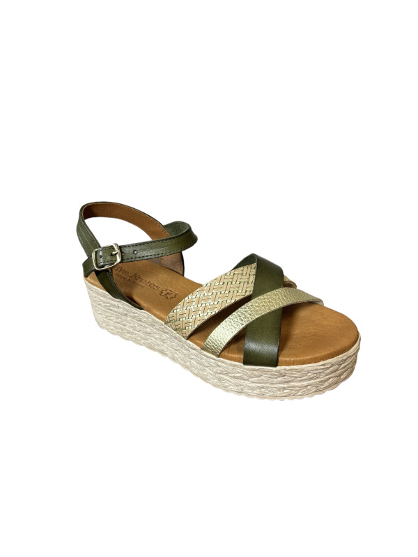 Eva Frutos - Sandales 760 Or/Kaki