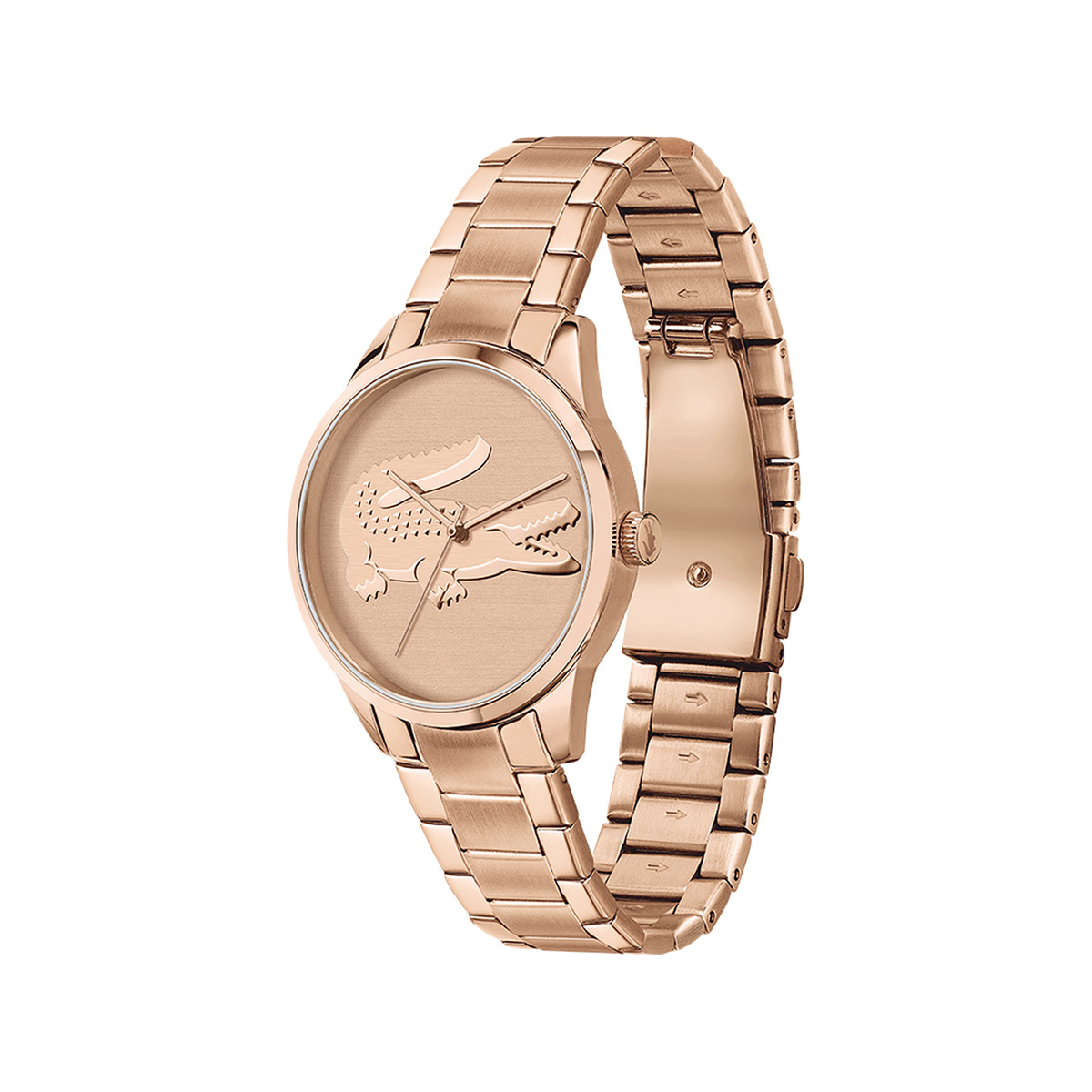 Montre Lacoste femme acier doré rose