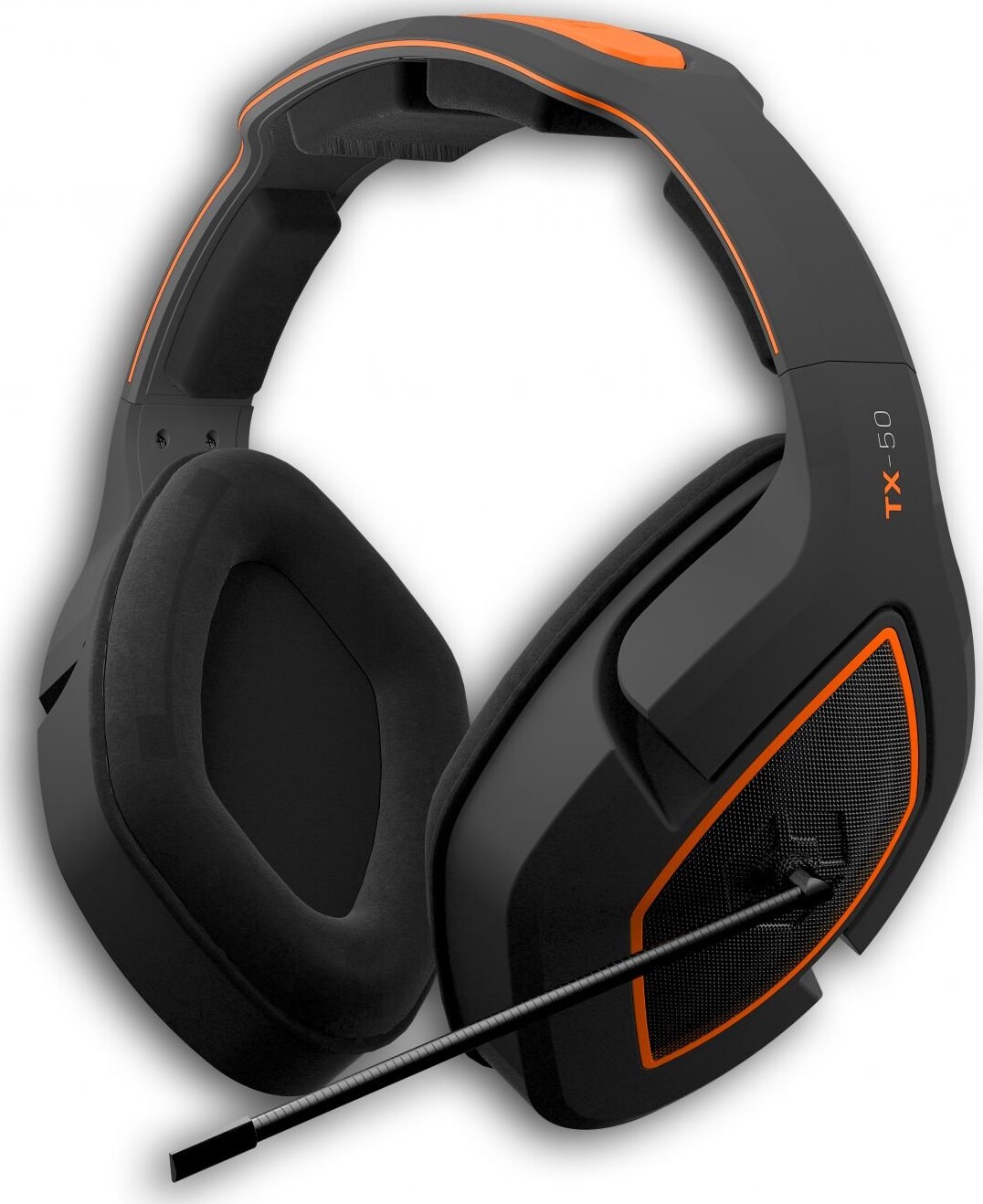 Gioteck Tx-50 - Stereo Gaming Headset Med Mikrofon - Sort Rød