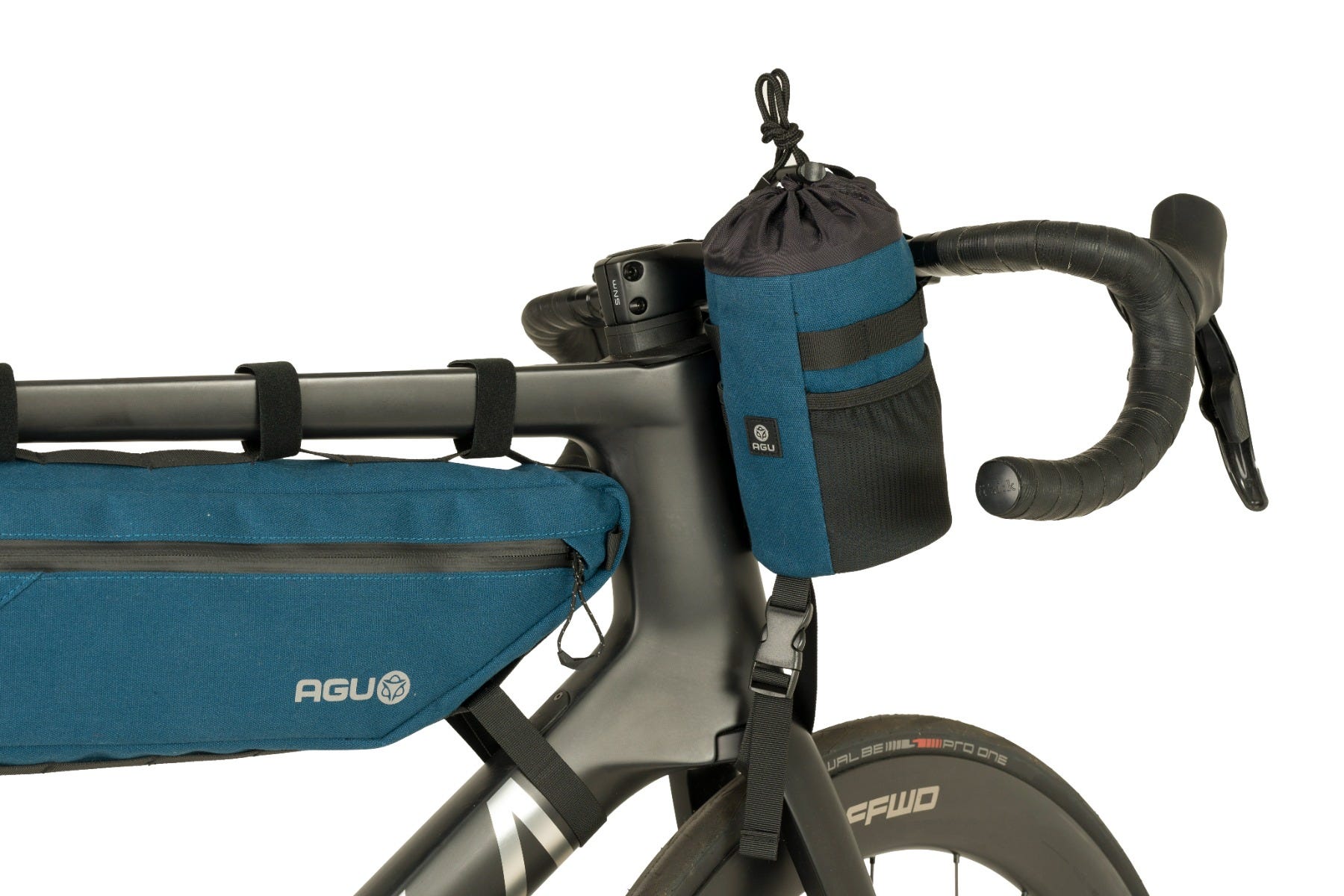 AGU Snack-Pack Venture stuurtas - Steel Blue
