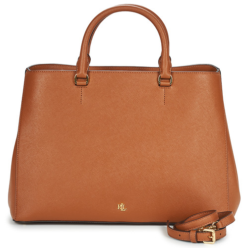 Lauren Ralph Lauren - HANNA 37-SATCHEL-LARGE Cognac