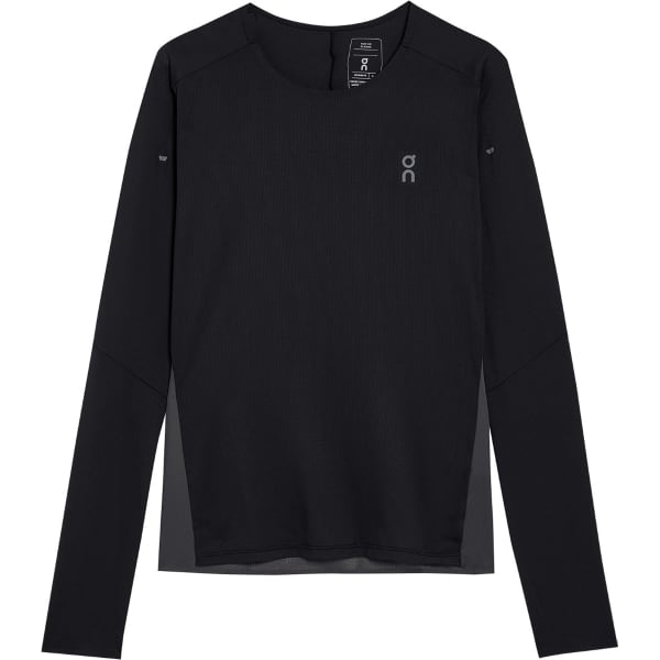 T-shirt running ON RUNNING PERFORMANCE LONG-T W BLACK/ECLIPSE