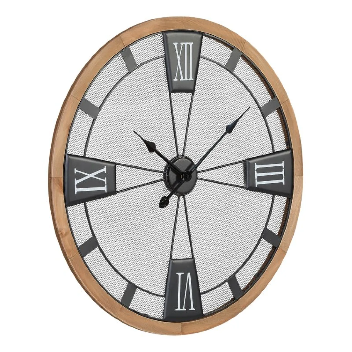 But Horloge GRILLAGE Noir Naturel