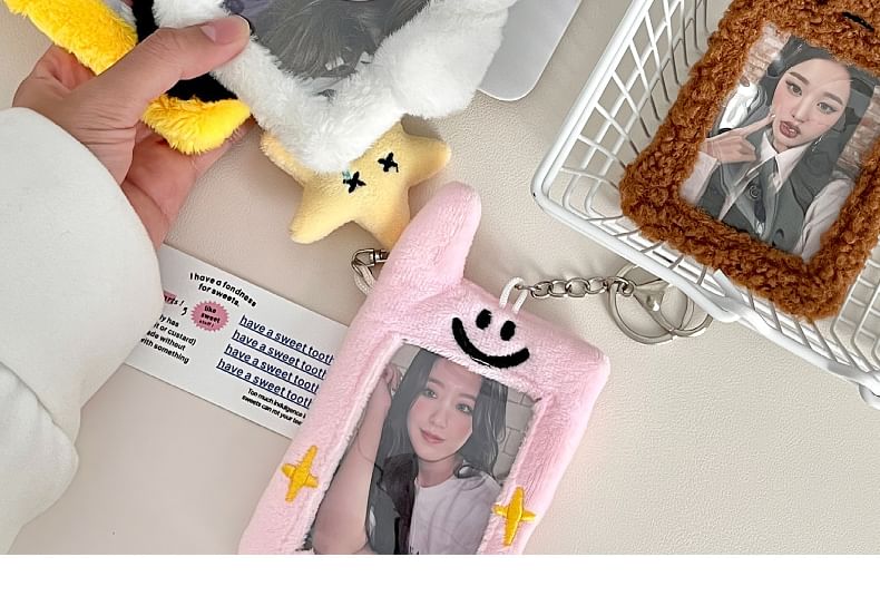 Kumi Fanchant - Cartoon Chenille Kaarthouder Tas Charm