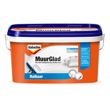 Alabastine MuurGlad rolbaar 10 liter