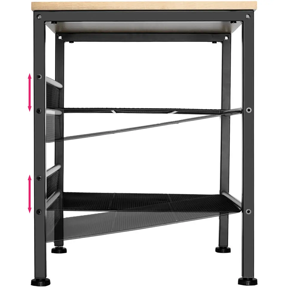 tectake Bijzettafel Lincoln 40,5x40x50,5cm