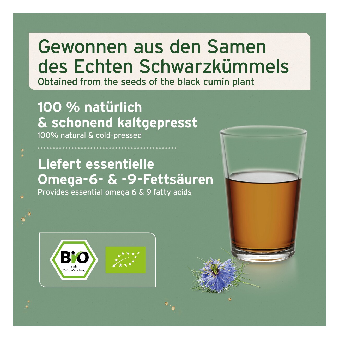 AniForte Bio Ägyptisches Schwarzkümmelöl 500ml