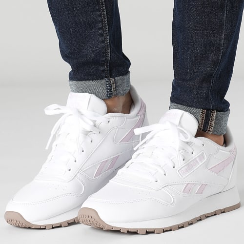 Baskets Femme Classic Vegan HQ1496 Footwear White Pixel Pink Taupe