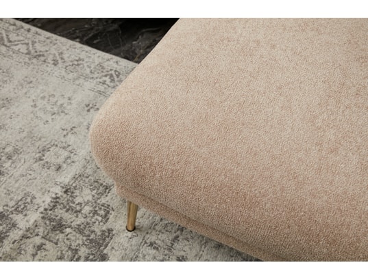 CONCEPT1 - Canapé Simena 3 places beige 210 x 95 x h80