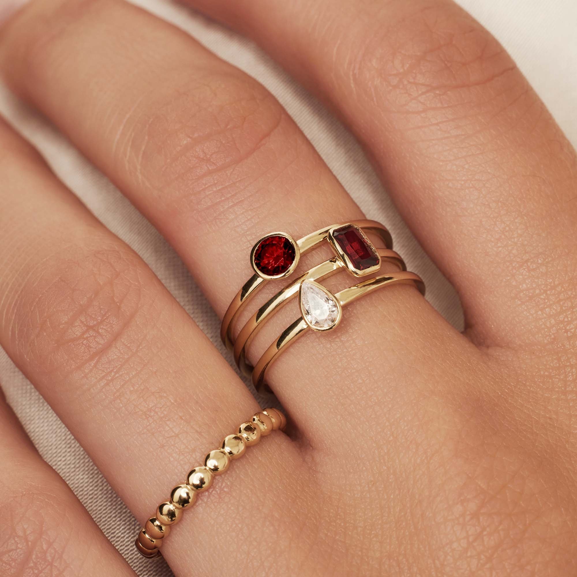 ring, stacking ring Isabel Bernard Isabel Bernard Goud