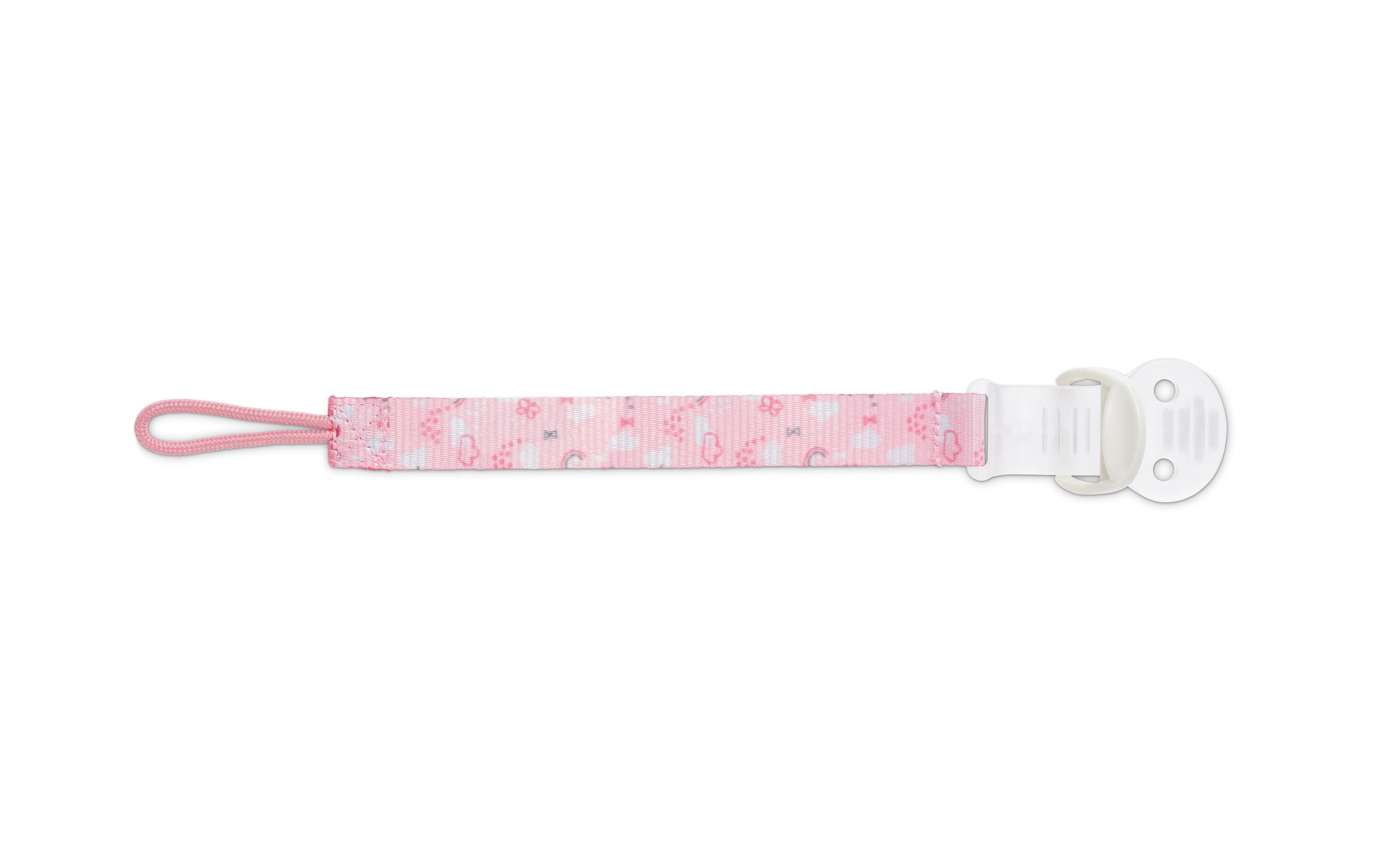 Nuggikette Girl rosaSchnullerkette girl, rosa