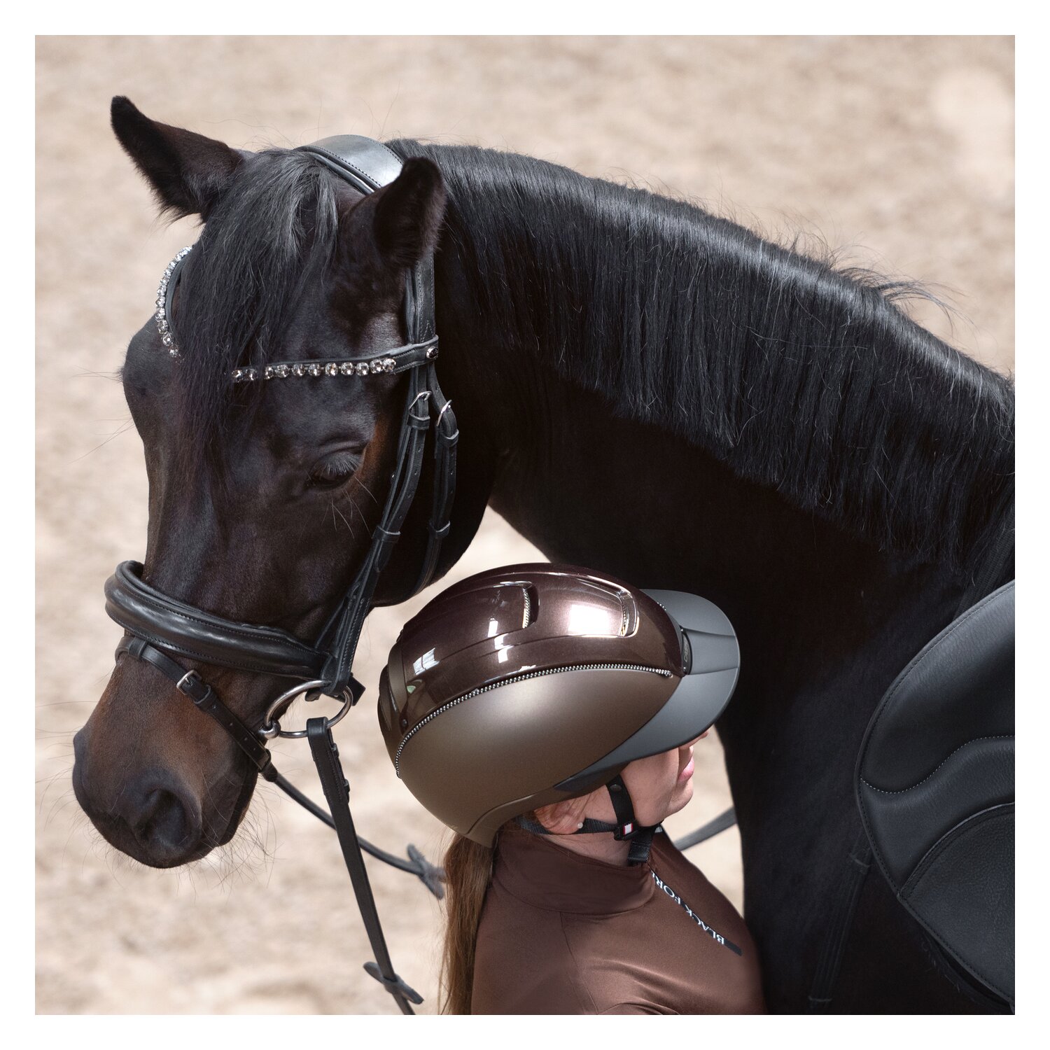 CASCO Reithelm Duell  - dunkelbraun