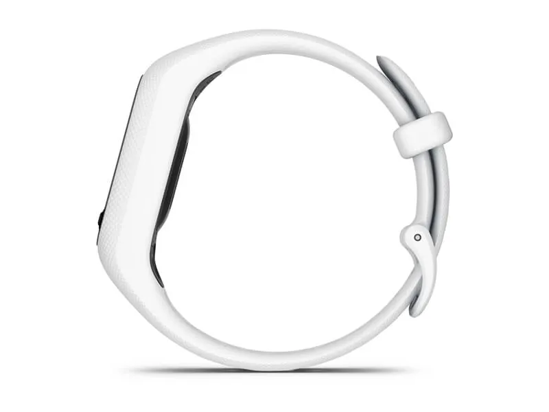 Garmin vívosmart 5 - Aktivitetssporer med bånd - silikone - hvid - båndstørrelse: S/M - monokrom - Bluetooth, ANT  - 24.5 g