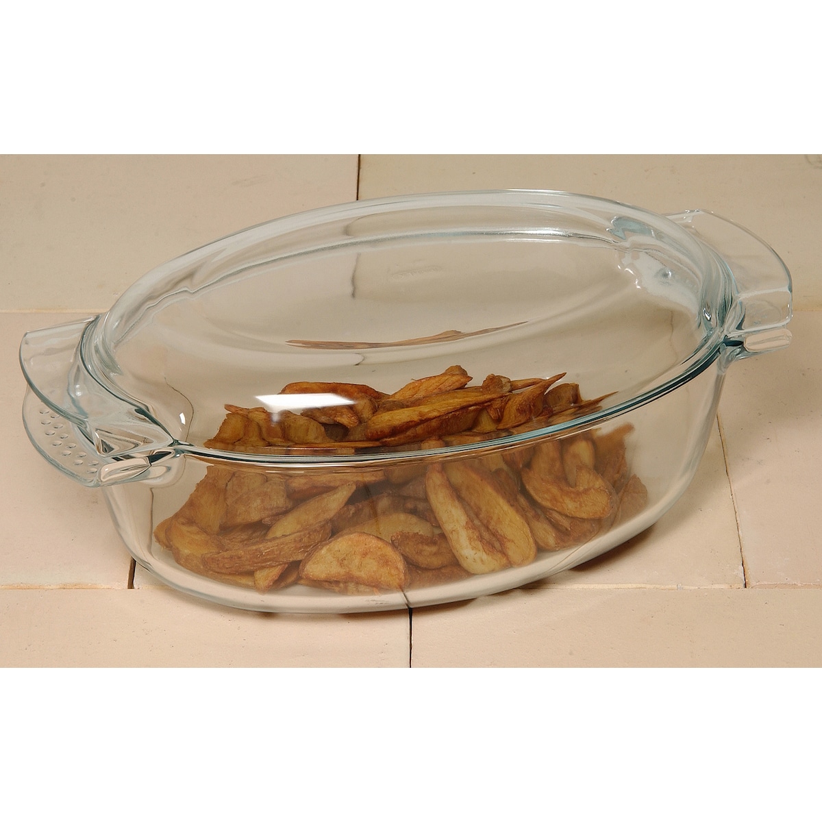 Pyrex Cocotte 39 x 23 cm 4,5 liter Klar