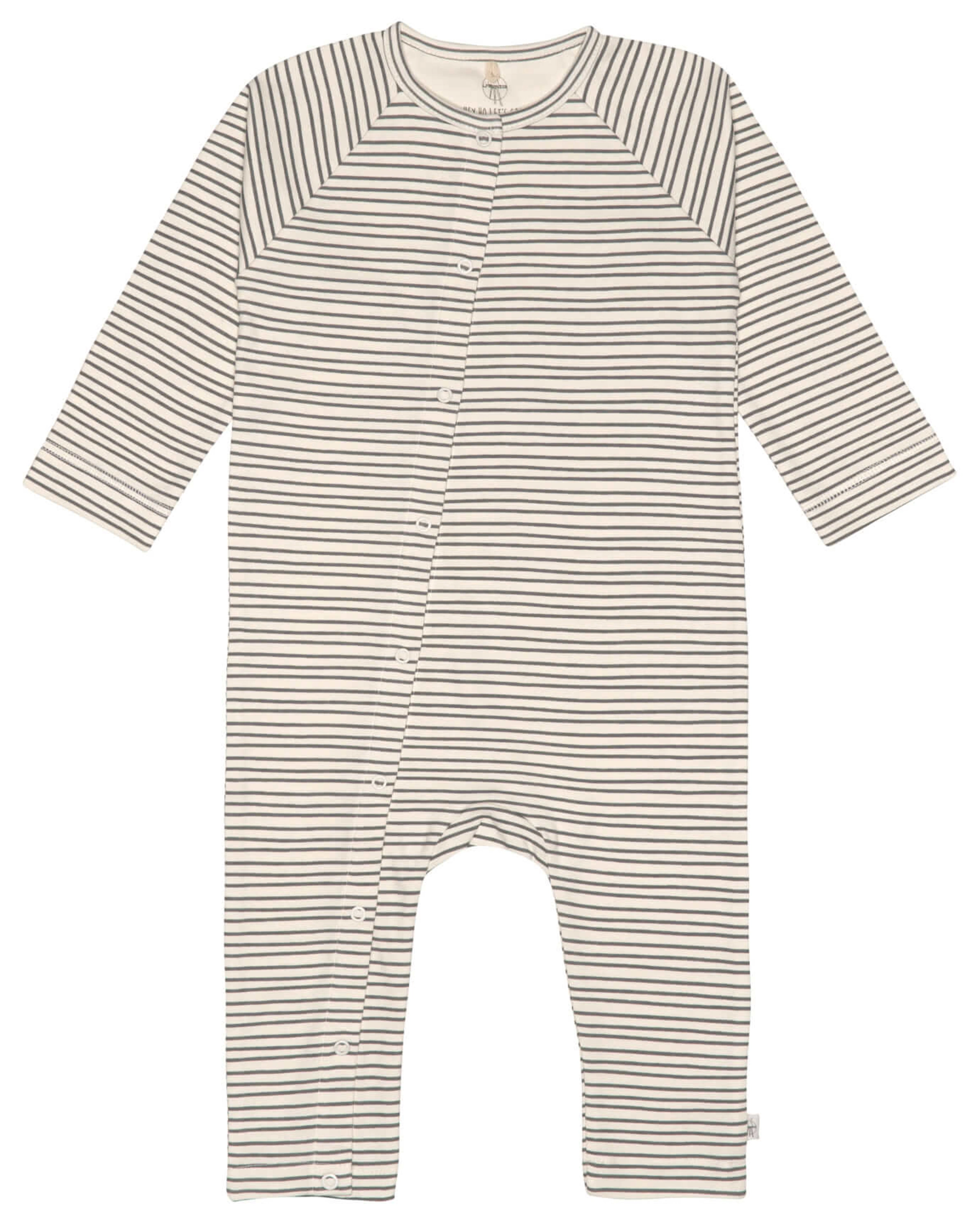 Schlafstrampler STRIPED ohne Fuß in grey/anthracite