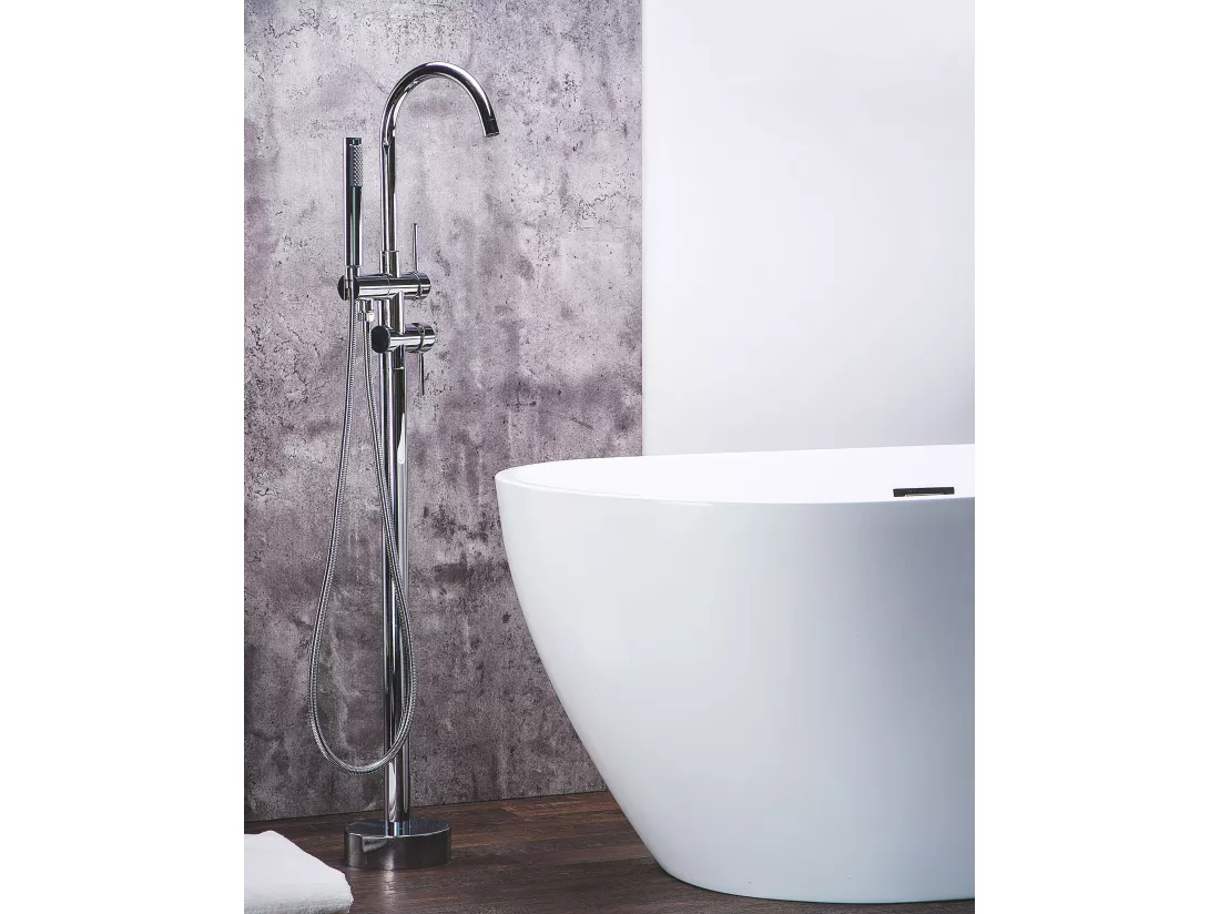 Robinet de baignoire autoportante TUGELA Argenté