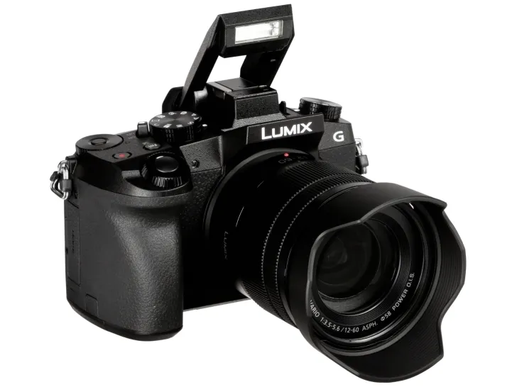 Panasonic Lumix G DMC-G70M - Digitalkamera - spejlløst - 16.0 MP - Four Thirds - 4K - 5x optisk zoom 12 - 60 mm objektiv - Wi-Fi - sort