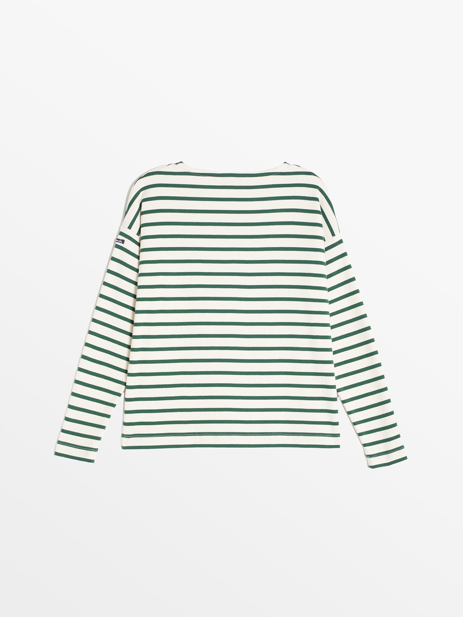 Tee-shirt Femme marinière Fabriquée En France Vert