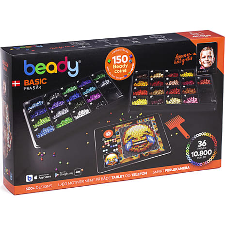 Beady Basic 10.800 perler - 4 plader
