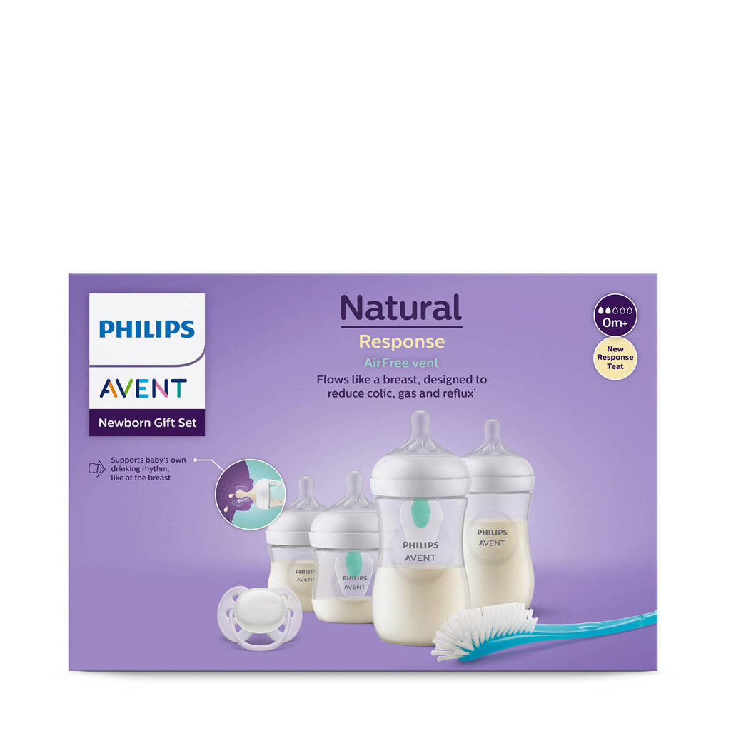 Happy baby, happy life :)Natural Response AirFree vent Cadeauset voor Baby SCD657/11