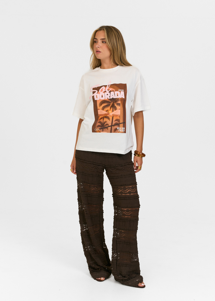 Sol dorada t-shirt creme