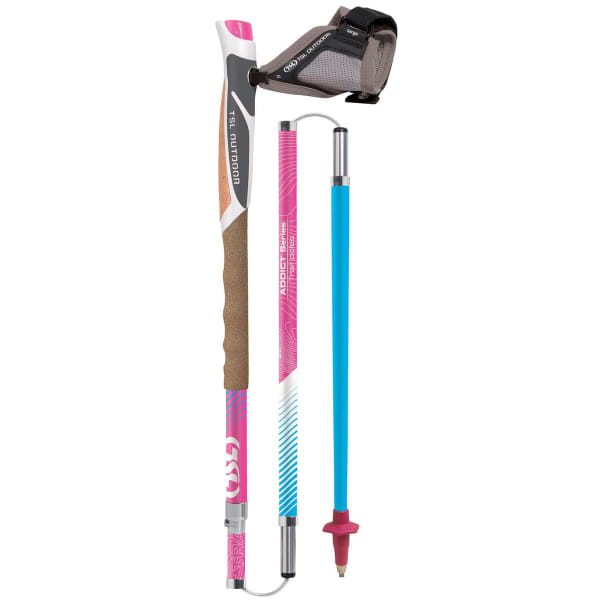 Bâton trail TSL TRAIL CARBON 4 CORK CROSS SKY SHORT