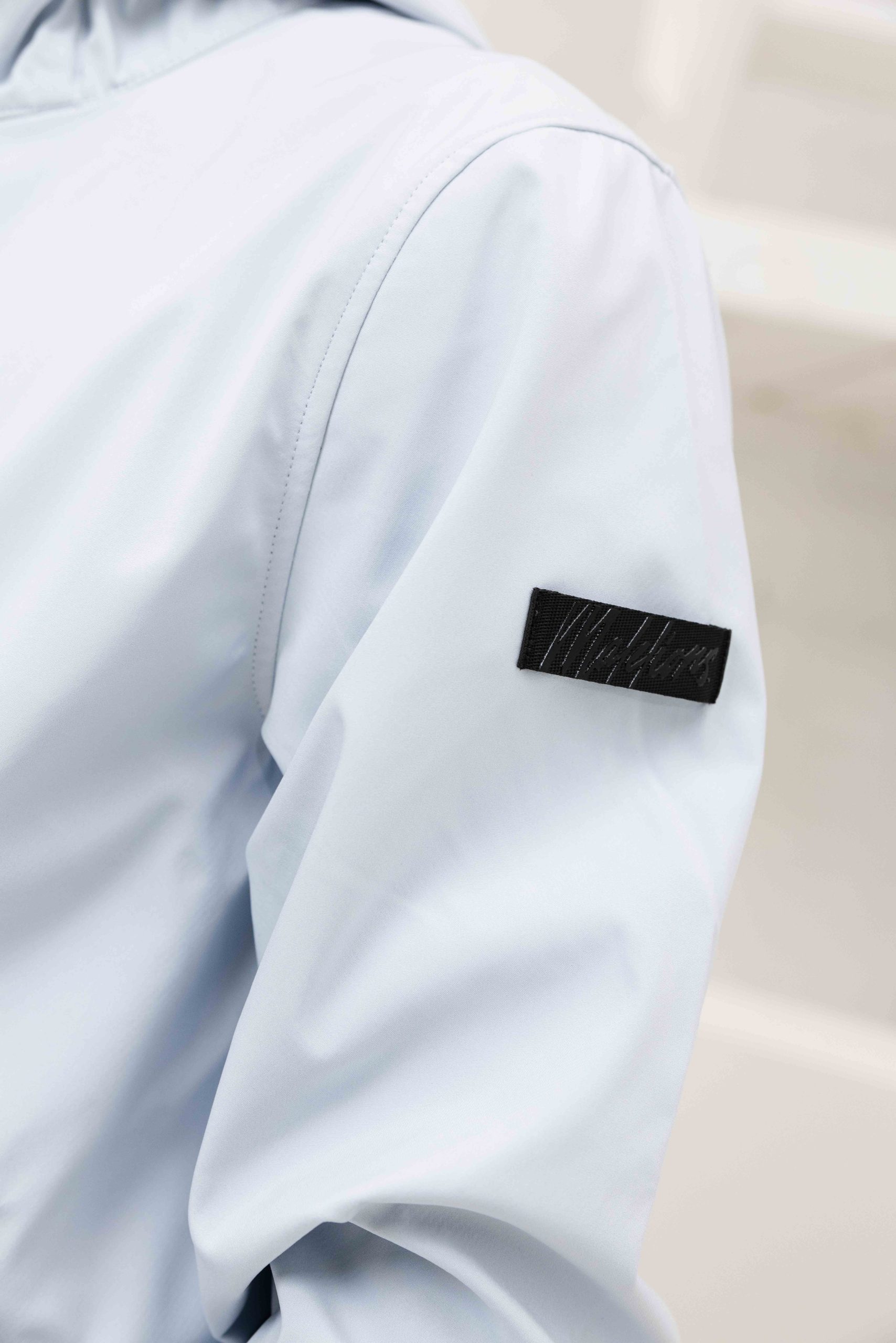 Malelions Placket Softshell Jas Heren Lichtblauw