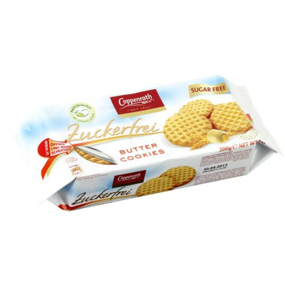3x Copenrath Butter Cookies Suikervrij200 gr