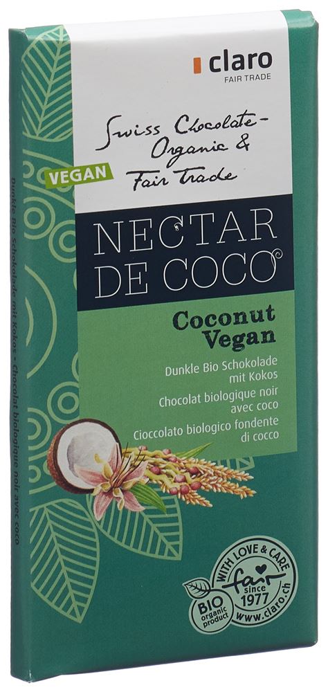 CLARO Schokolade Coco Fairtrade Bio 100 g
