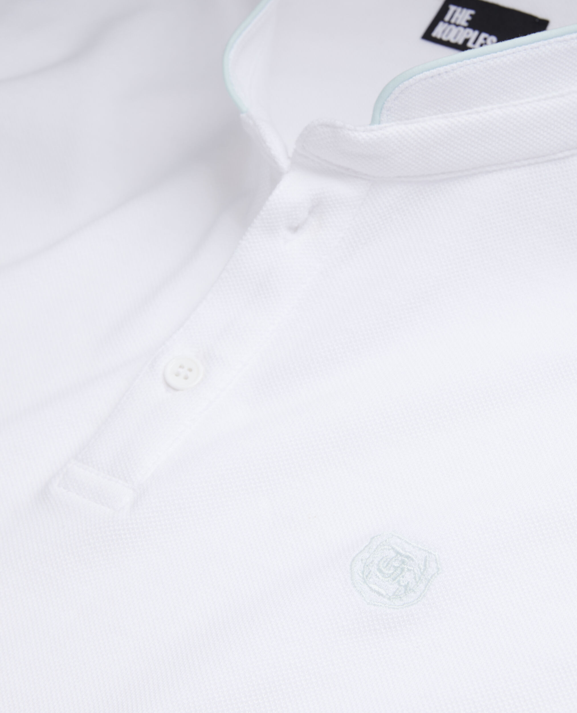 Polo blanc en coton