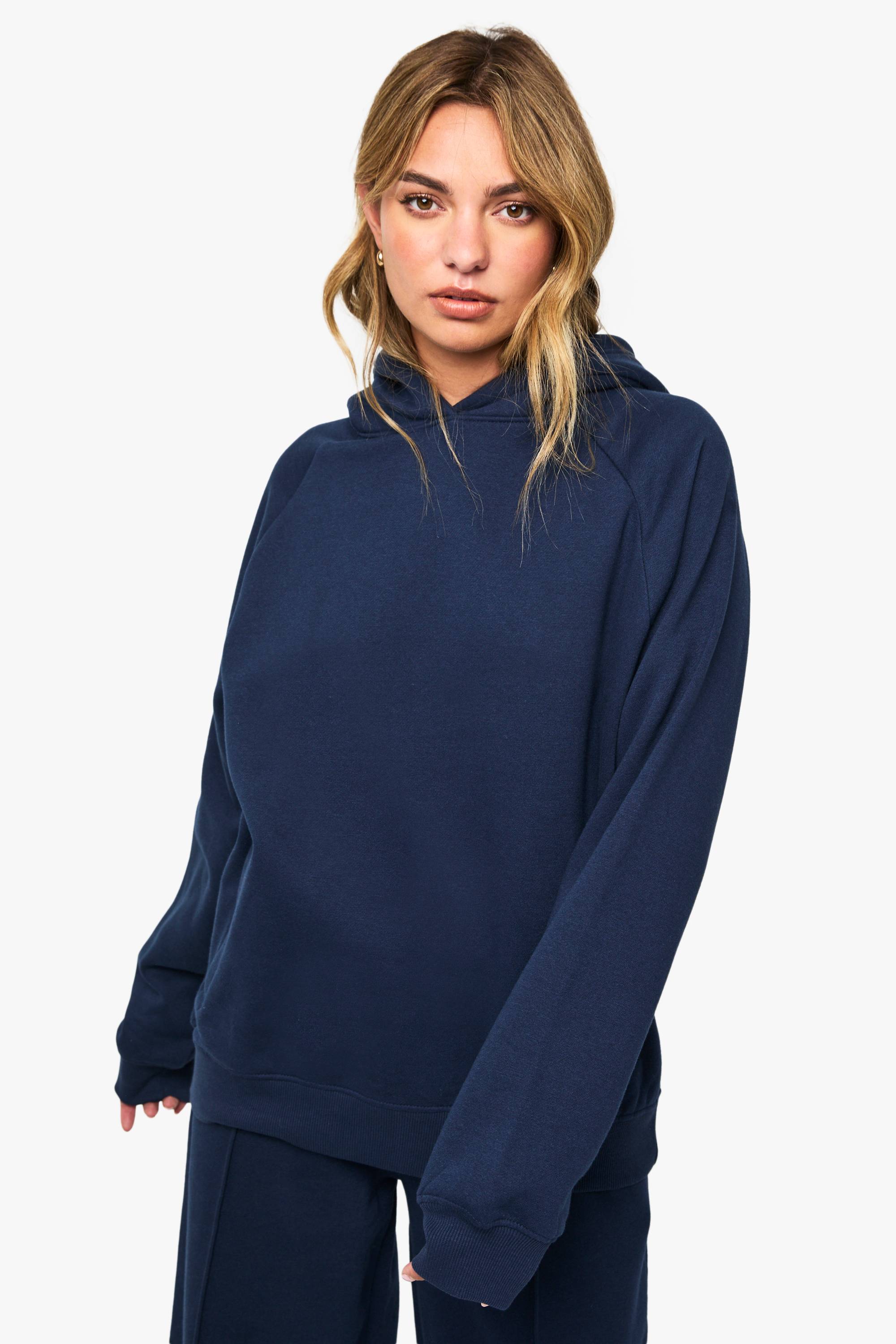 boohoo Sweat à capuche oversize à emmanchure raglan