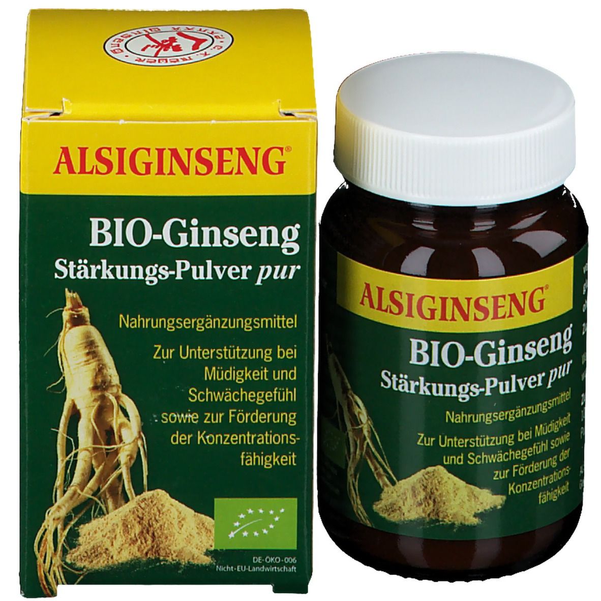 ALSIGINSENG® BIO-Ginseng Stärkungspulver pur