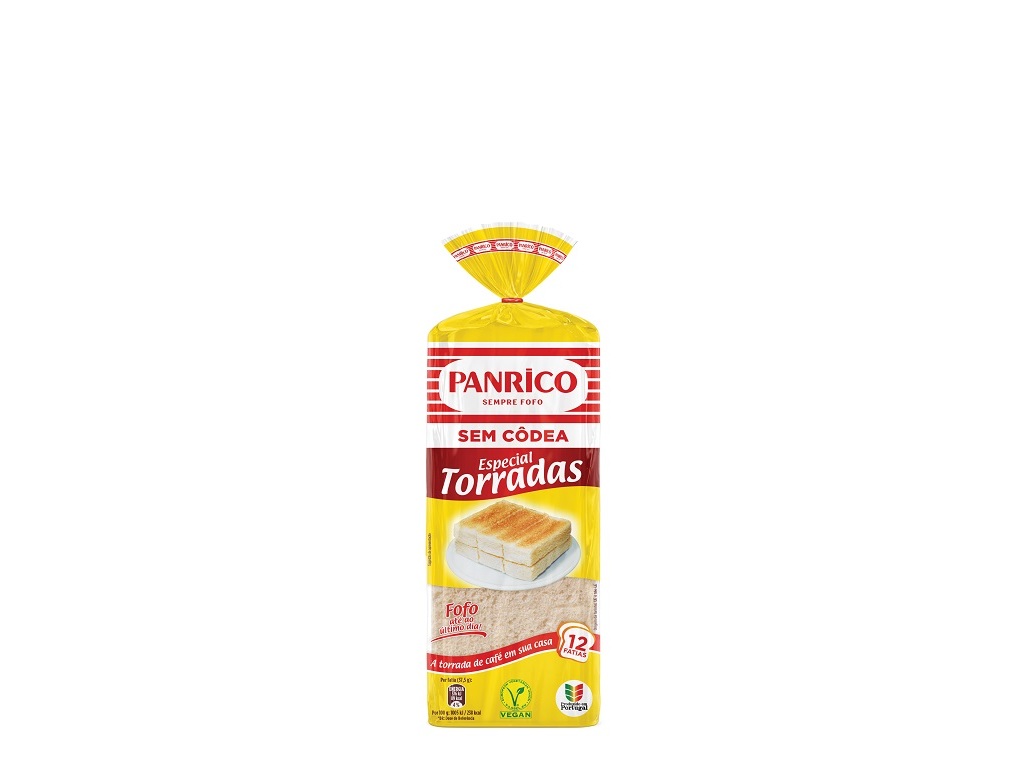 PÃO DE FORMA S/ CODEA PANRICO ESPECIAL TORRADAS 450G