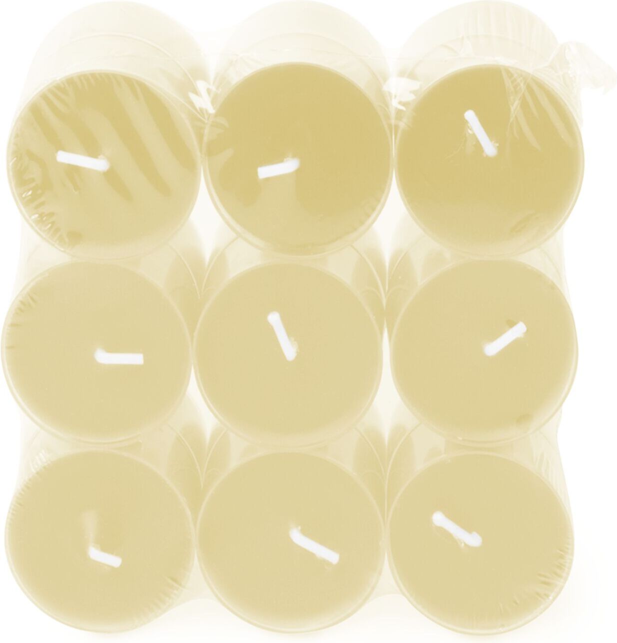 Spaas geurkaars Essential collection Shimmering Smile beige 4,5 uur D 3,5 H 1,6 cm 18 stuks