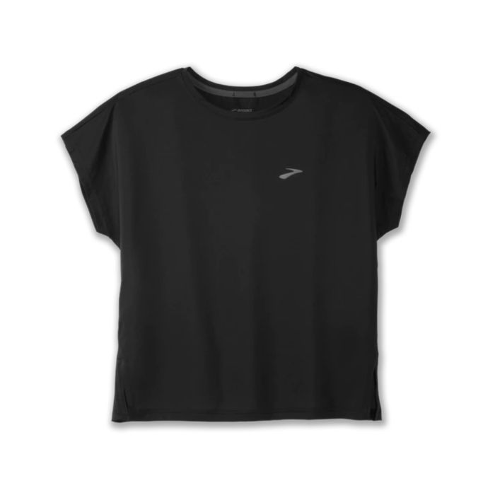 Brooks Dame T-shirts Sprint Free Short Sleeve Sort