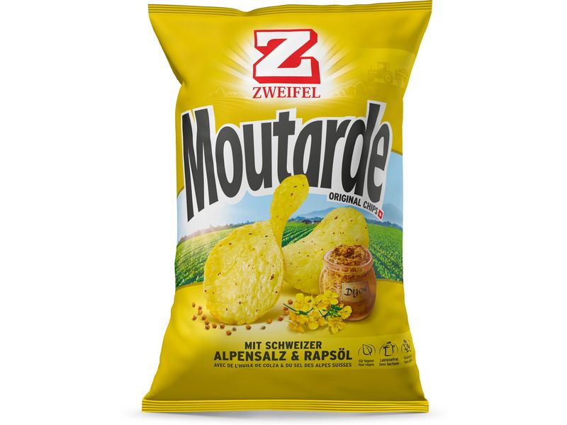 Zweifel Chips Original Moutarde 175 g Kartoffel Chips