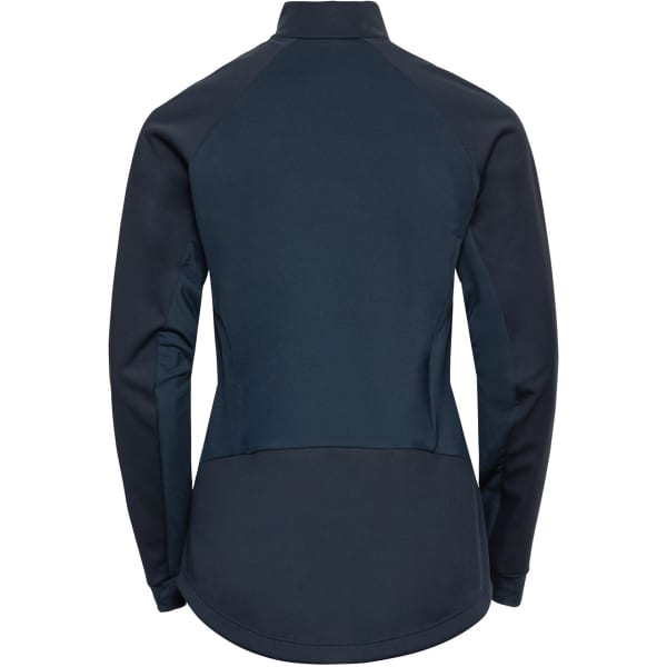 Veste ski de fond ODLO BRENSHOLMEN JACKET W DARK SAPPHIRE/REEF WATERS