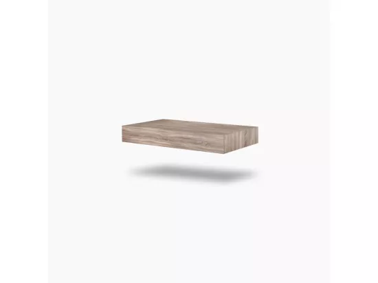 Ensemble de salle de bain 5 pièces ASTRA tabac clair/ pierre blanche
