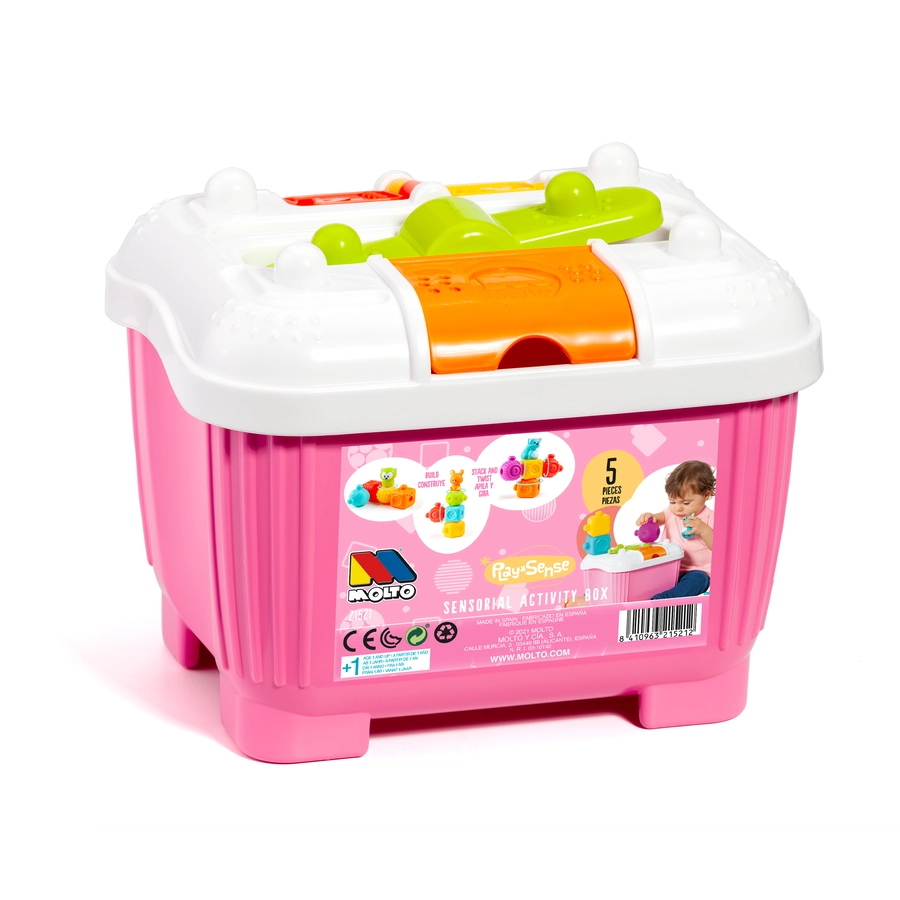 MOLTO Activity Box mit Zubehör 5 - teilig pink