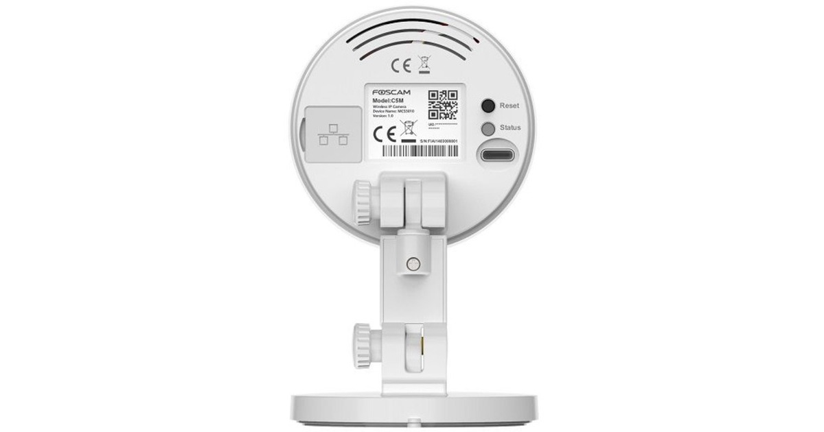 FoscamC5M beveiligingscamera  (Wit, 3K, 5MP, Dual-Band Wi-Fi)