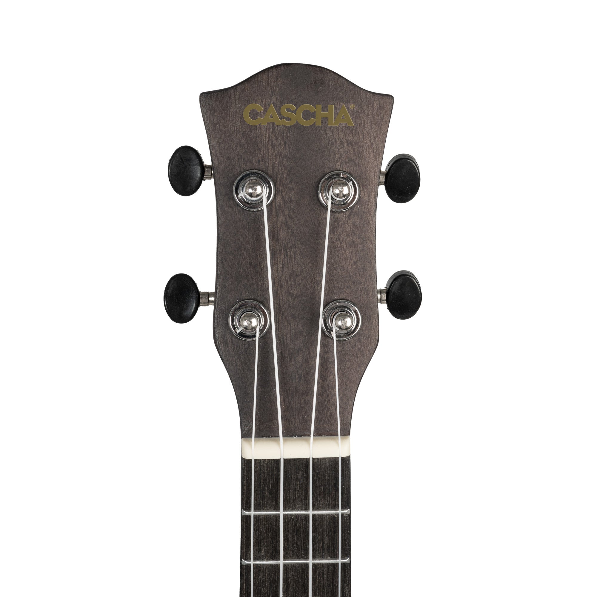 Cascha HH 3969 sopraan ukelele set zwart (4-talig)