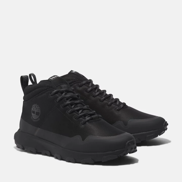 Bota impermeável Winsor Trail para homens, toda preta.