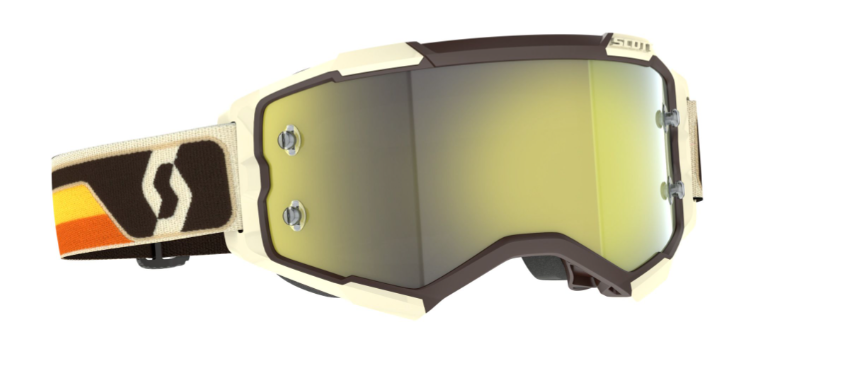SCOTT Fury Goggles, Brun/Beige